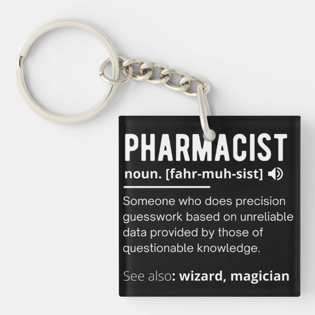 pharmacist key ring (Front)