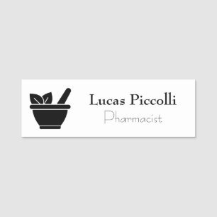 Pharmacist Logo Professional Name Tag