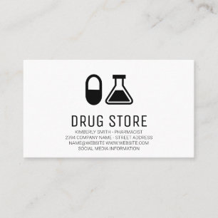 Pharmacist Medicine Business Card