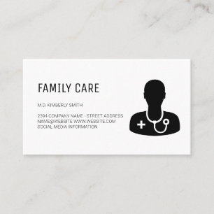 Pharmacist   Medicine   Physician Doctor Icon Business Card