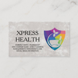 Pharmacist   Medicine Pills   Doctor Business Card