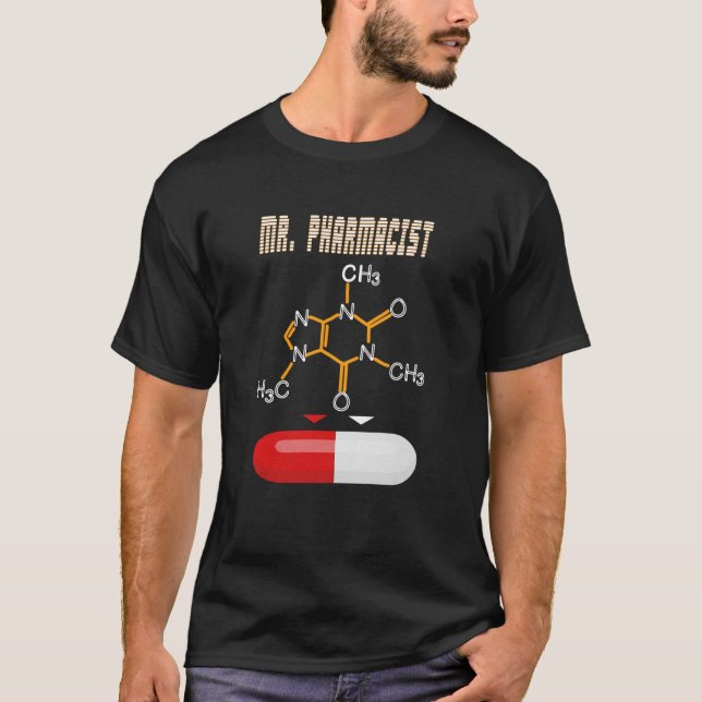 Pharmacist - Mr T-Shirt (Front)