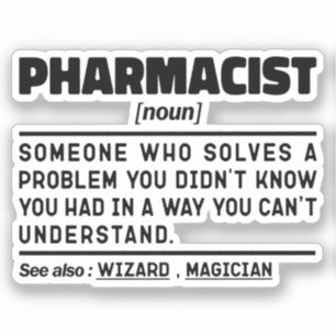 Pharmacist Noun Pharmacy Medication Employee
