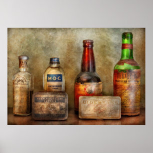 Pharmacist - On a Pharmacists Counter Poster
