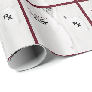 Pharmacist Pharmacy School Grad Gift Wrapping Paper