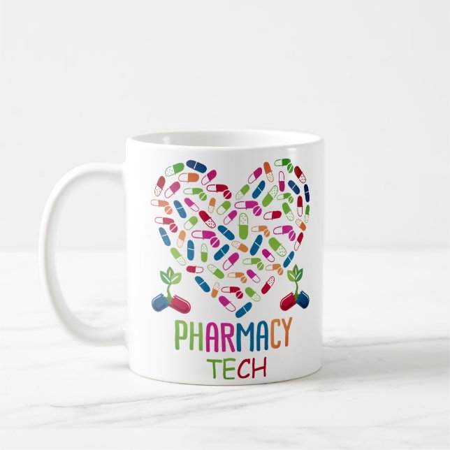 Pharmacist Pharmacy Technician Coffee Mug (Left)