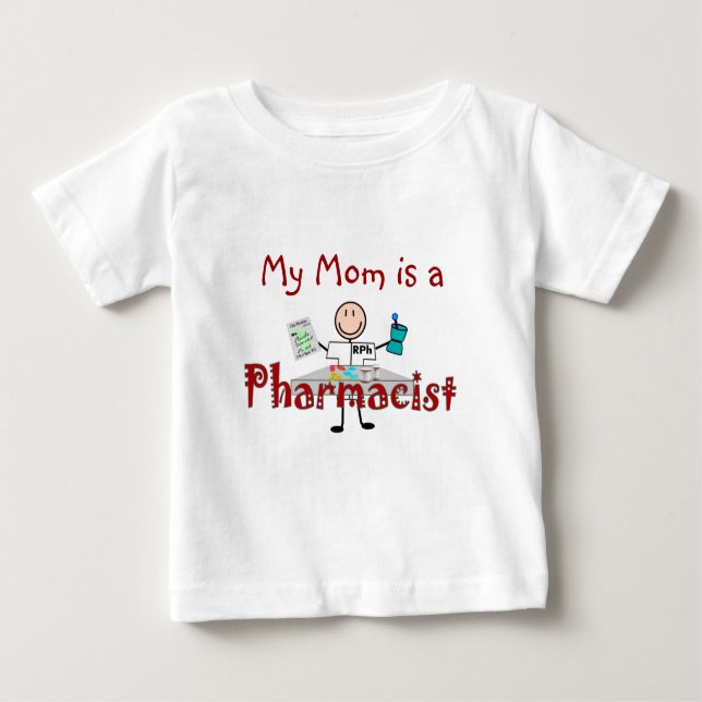 Pharmacist Stick Person--Gifts Baby T-Shirt (Front)