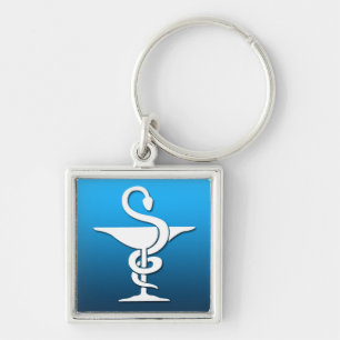 Pharmacist Symbol Key Ring