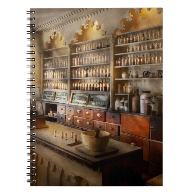 Pharmacist - The dispensatory Spiral Notebook (Front)