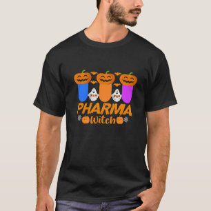 Pharmacist Witch Pharmacy Tech Funny Women Pharma T-Shirt