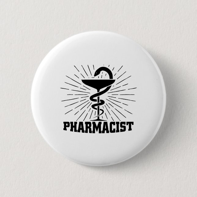 Pharmacists | Pharmacy Student Pharmacy Gift 6 Cm Round Badge (Front)