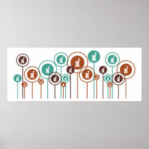 Pharmacology Daisies Poster