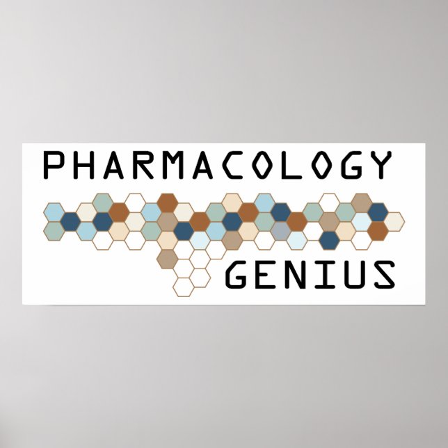 Pharmacology Genius Poster (Front)