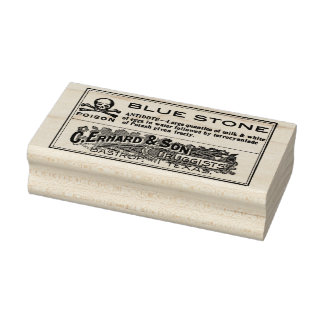 Pharmacy   Apothecary Vintage Label Rubber Stamp