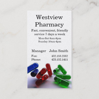 Pharmacy Business Card