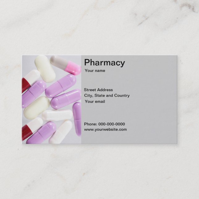 Pharmacy business card (Front)
