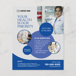 Pharmacy Business Services Custom Flyer