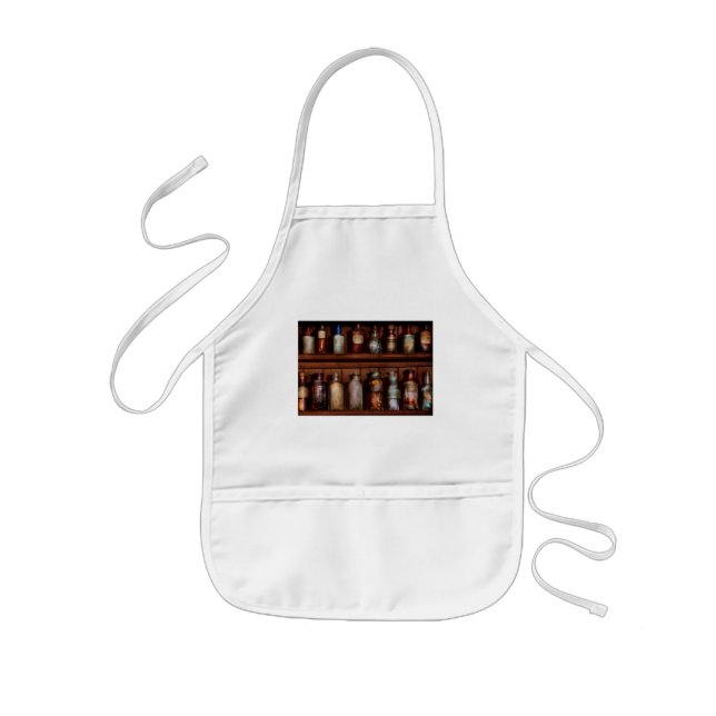 Pharmacy - Caution Don't mix together Kids Apron (Front)
