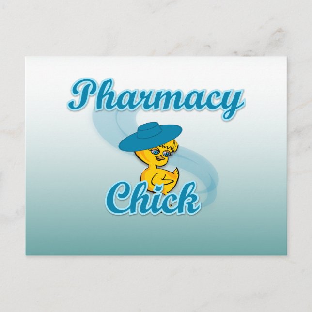 Pharmacy Chick #3 Postcard (Front)