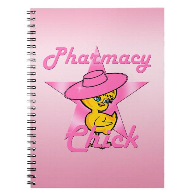 Pharmacy Chick #8 Spiral Notebook (Front)