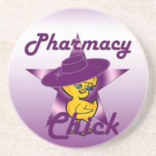 Pharmacy Chick #9 Coaster