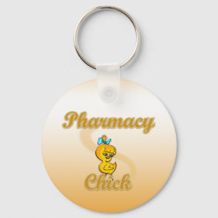Pharmacy Chick Key Ring