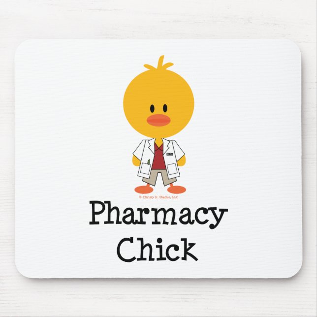 Pharmacy Chick Mousepad (Front)