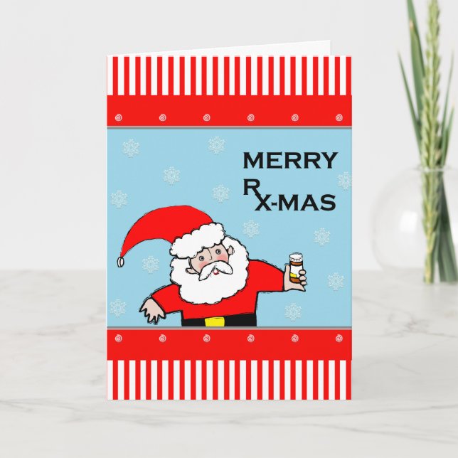 pharmacy Christmas Holiday Card (Front)