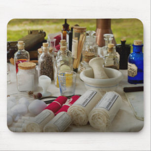 Pharmacy - Civil war field kit Mouse Pad
