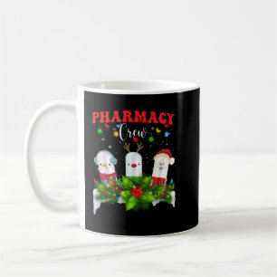 Pharmacy Crew Christmas Pills Snowman Reindeer San Coffee Mug