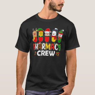 Pharmacy Crew , Pharmacist Technician Christmas T-Shirt