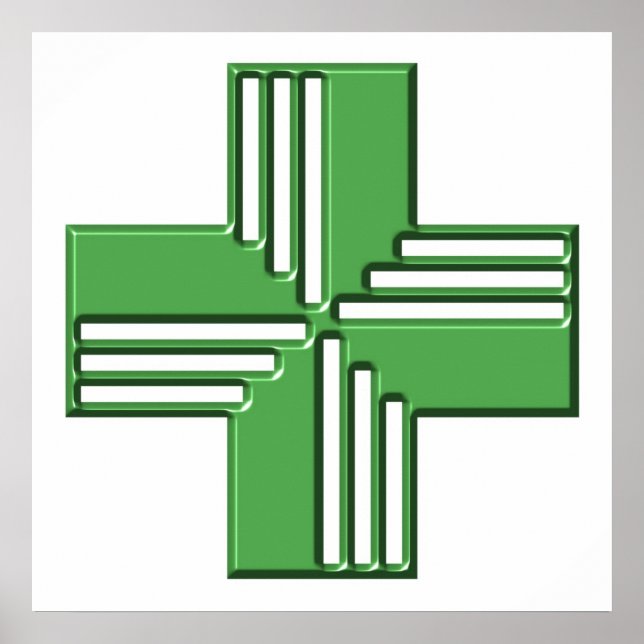 Pharmacy Cross Poster (Front)