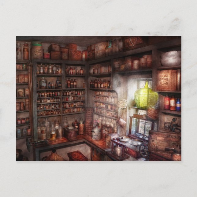 Pharmacy - Equipment - Merlin's Study Postcard (Front)