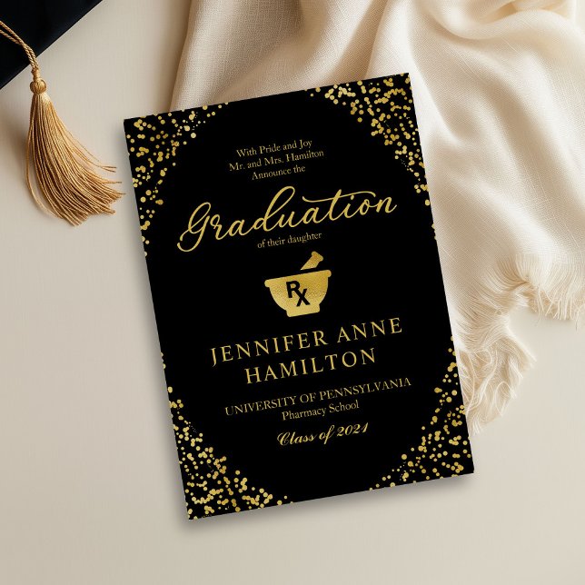 Pharmacy Graduation Announcement From Parents (Creator Uploaded)