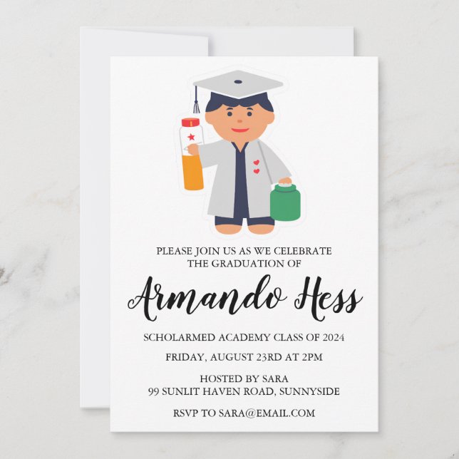 pharmacy graduation invitations (Front)