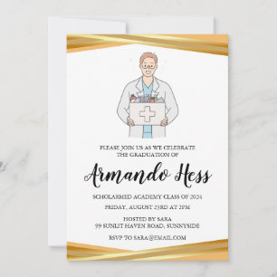 pharmacy graduation invitations