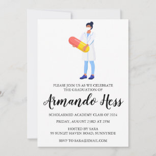 pharmacy graduation invitations
