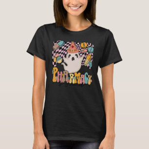 Pharmacy Halloween Pharmacy Squad Cute Ghost Spook T-Shirt