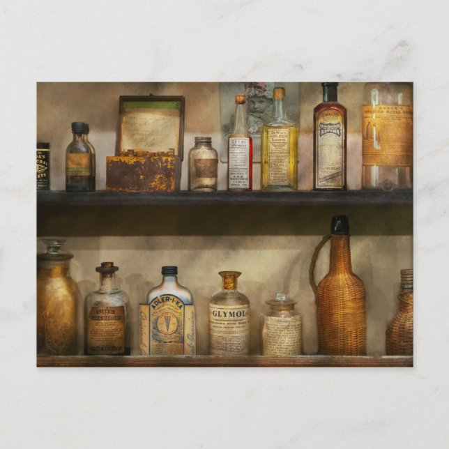 Pharmacy - Medicine from the past Postcard (Front)