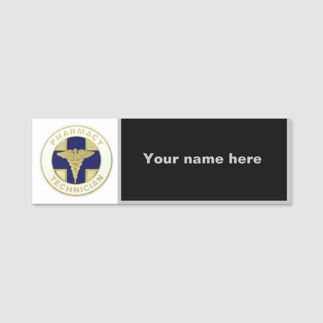 Pharmacy  name tag (Front)