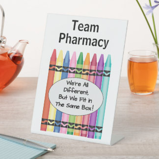 Pharmacy or Technician Pedestal Sign