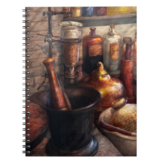 Pharmacy - Pestle - Pharmacology Spiral Notebook (Front)