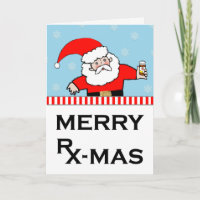 Pharmacy Pharmacist Holiday Christmas Cards