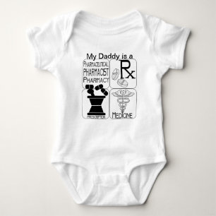 Pharmacy Pharmacist LOGO Baby Bodysuit