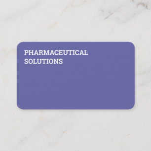 Pharmacy Pharmacist Medication Business Card
