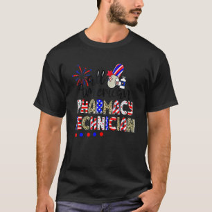 Pharmacy Pills Usa Flag Pharmacist 4th Of July 2 T-Shirt