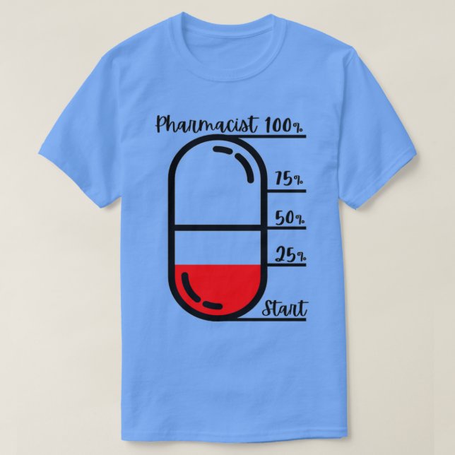 Pharmacy Progress 6 T-Shirt (Design Front)
