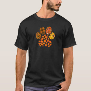 Pharmacy Pumpkin Dog Cat Paw Pharmacist Halloween T-Shirt