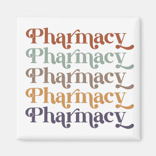 Pharmacy Retro Pharmacist Pharmacy Student Gift  Magnet
