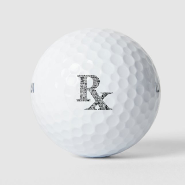 Pharmacy Rx golf balls make great gifts (Front)